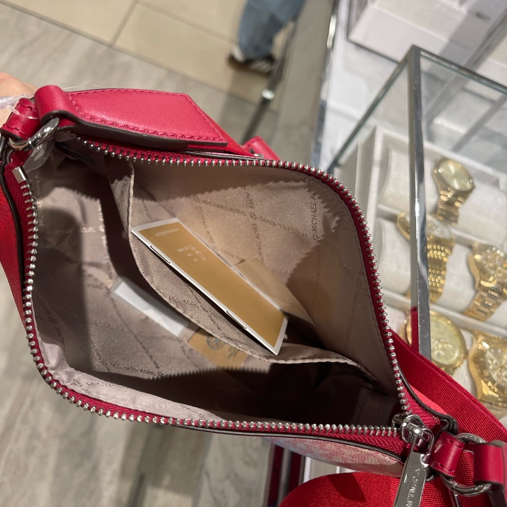 MICHAEL KORS Jet Set Sm Ombré Signature Logo Crossbody Case Apple Airpods Pro - Picture 12 of 16